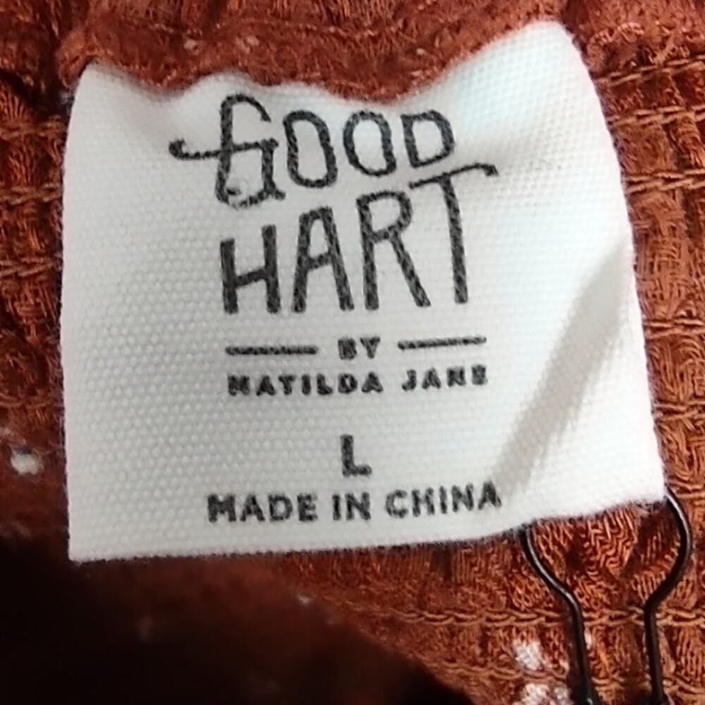 Matilda Jane Good Heart Kimbell Top Size Large - Picture 5 of 15